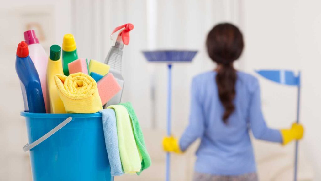 Residential Cleaning a home in Charlotte